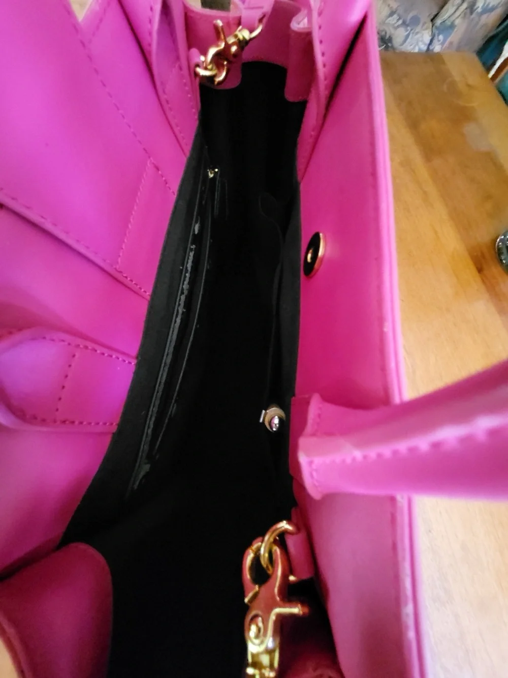 ZAC Zac Posen Large Pink Top Handle Satchel Crossbody Bag